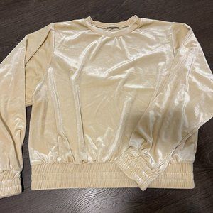 Laina Rauma Leisure 2021 Crewneck in Butterscotch, size MEDIUM